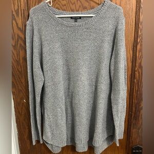 Pink Clover Heather Gray Sweater